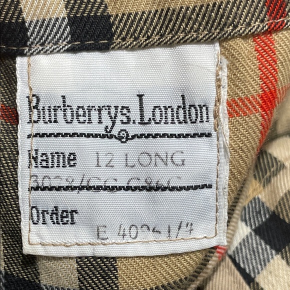 Burberry size 12L Classic Beige Mid-length Camden Heritage Car Coat - Picture 4 of 14